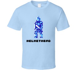 Helmethead Zelda 2 Adventures Of Link Nes Video Game T Shirt