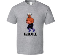 Great Tiger Mike Tyson Punch Out Nes Greastest Of All Time Goat T Shir