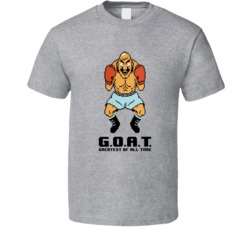 Bald Bull Mike Tyson Punch Out Nes Greastest Of All Time Goat T Shirt