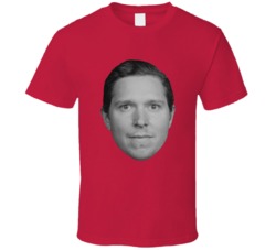Niklas Backstorm Giant Head Hockey T Shirt