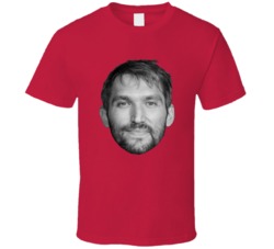 Alexander Ovechkin Giant Head Hockey T Shirt