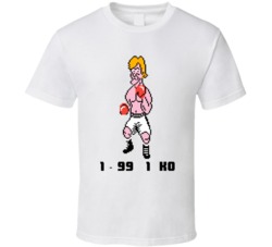 Glass Joe Mike Tyson Punch Out Nes Win Loss Record T Shirt