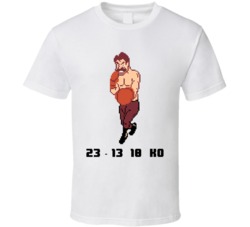 Von Kaiser Mike Tyson Punch Out Nes Win Loss Record T Shirt