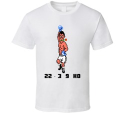 Don Flamenco Mike Tyson Punch Out Nes Win Loss Record T Shirt