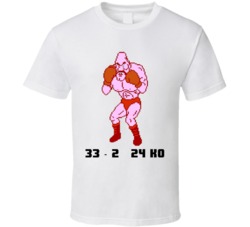 Soda Popinksi Mike Tyson Punch Out Nes Win Loss Record T Shirt