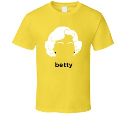 Betty White Silhouette Golden Girls Tv Show T Shirt Betty White Silhouette Golden Girls Tv Show T Shirt