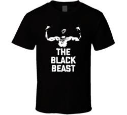 Derrick Lewis The Black Beast Silhouette Mma Fighter Fan T Shirt