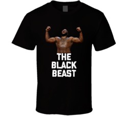 Derrick Lewis The Black Beast Funny Mma Fighter Cool Fan T Shirt
