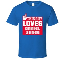 Daniel Jones Guy Loves New York Football T Shirt Daniel Jones Guy Loves New York Football T Shirt