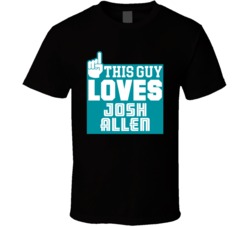 Josh Allen Guy Loves Jacksonville Football T Shirt Josh Allen Guy Loves Jacksonville Football T Shirt