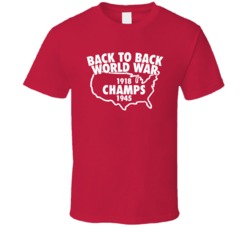 Back To Back World War Champs United States 1 Usa Win T Shirt