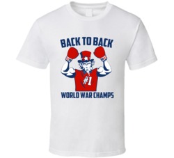 Back To Back World War Champs Usa United States T Shirt