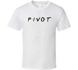 Pivot Friends Lettering Tv Show Fan T Shirt Pivot Friends Lettering Tv Show Fan T Shirt