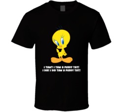 Tweety Bird Looney Toons Cartoon Quote Vintage Fan T Shirt Tweety Bird Looney Toons Cartoon Quote Vintage Fan T Shirt