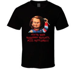 Child's Play Chucky Horror Movie Quote Naughty Cool T Shirt Child's Play Chucky Horror Movie Quote Naughty Cool T Shirt