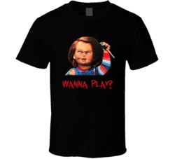 Child's Play Chucky Horror Movie Quote Presto Wanna Play Cool T S Child's Play Chucky Horror Movie Quote Presto Wanna Play Cool T S