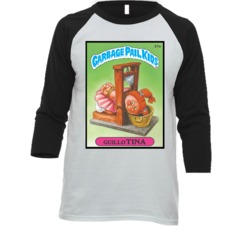 Garbage Pail Kids Trading Cards Funny Baseball Raglan T Shirt Garbage Pail Kids Trading Cards Funny Baseball Raglan T Shirt