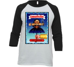 Garbage Pail Kids Trading Cards Singer Baseball Raglan T Shirt Garbage Pail Kids Trading Cards Singer Baseball Raglan T Shirt