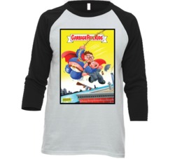 Garbage Pail Kids Trading Cards Kids Baseball Raglan T Shirt Garbage Pail Kids Trading Cards Kids Baseball Raglan T Shirt