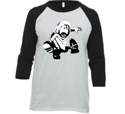Hammer Super Mario Brothers Video Game Nes Retro Baseball Raglan T Shi Hammer Super Mario Brothers Video Game Nes Retro Baseball Raglan T Shi
