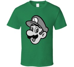 Super Luigi Super Mario Brothers Video Game Nes Retro T Shirt Super Luigi Super Mario Brothers Video Game Nes Retro T Shirt