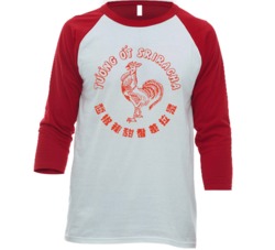 Sriracha Hot Sauce Food Fan Baseball Raglan T Shirt Sriracha Hot Sauce Food Fan Baseball Raglan T Shirt