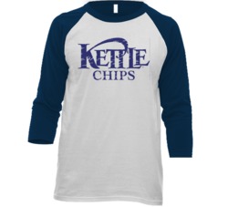 Kettle Potato Chips Snack Junk Food Fan Baseball Raglan T Shirt Kettle Potato Chips Snack Junk Food Fan Baseball Raglan T Shirt