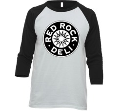 Red Rock Deli Potato Chips Snack Junk Food Fan Baseball Raglan T Shirt Red Rock Deli Potato Chips Snack Junk Food Fan Baseball Raglan T Shirt