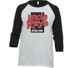 Uncle Ray's Potato Chips Snack Junk Food Fan Baseball Raglan T Sh Uncle Ray's Potato Chips Snack Junk Food Fan Baseball Raglan T Sh