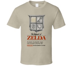 The Legend Of Zelda Nes Video Game Cover T Shirt The Legend Of Zelda Nes Video Game Cover T Shirt
