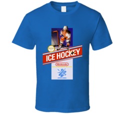Ice Hockey Nes Video Game Cover T Shirt Ice Hockey Nes Video Game Cover T Shirt