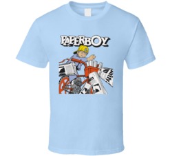 Paperboy Nes Video Game Cover T Shirt Paperboy Nes Video Game Cover T Shirt