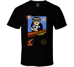 Hogan’s Alley Nes Video Game Cover T Shirt Hogan’s Alley Nes Video Game Cover T Shirt