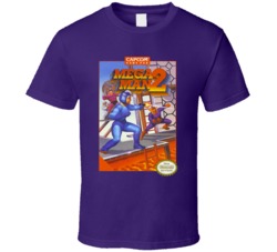 Mega Man 2 Nes Video Game Cover T Shirt Mega Man 2 Nes Video Game Cover T Shirt