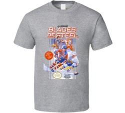 Blades Of Steel Nes Video Game Cover T Shirt Blades Of Steel Nes Video Game Cover T Shirt