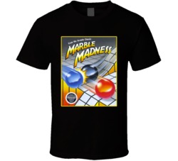 Marble Madness Nes Video Game Cover T Shirt Marble Madness Nes Video Game Cover T Shirt