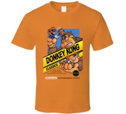Donkey Kong Classic Nes Video Game Cover T Shirt Donkey Kong Classic Nes Video Game Cover T Shirt