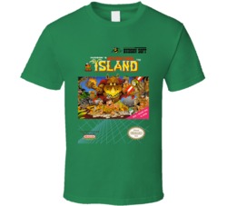 Adventure Island Nes Video Game Cover T Shirt Adventure Island Nes Video Game Cover T Shirt