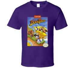 Duck Tales Nes Video Game Cover T Shirt Duck Tales Nes Video Game Cover T Shirt