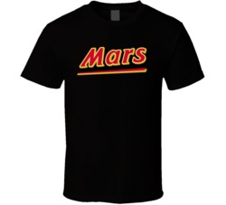 Mars Chocolate Bar Snack Junk Food Fan T Shirt Mars Chocolate Bar Snack Junk Food Fan T Shirt