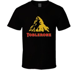 Toblerone Chocolate Bar Snack Junk Food Fan T Shirt Toblerone Chocolate Bar Snack Junk Food Fan T Shirt