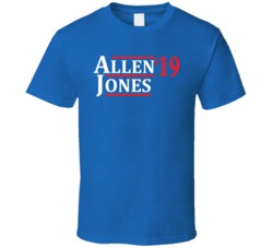 Josh Allen To Zay Jones Buffalo Football 2019 T Shirt Josh Allen To Zay Jones Buffalo Football 2019 T Shirt
