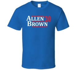 Josh Allen To John Brown Buffalo Football 2020 T Shirt Josh Allen To John Brown Buffalo Football 2020 T Shirt