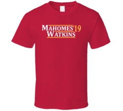 Patrick Mahomes To Sammy Watkins Kansas City Football 2019 T Shirt Patrick Mahomes To Sammy Watkins Kansas City Football 2019 T Shirt