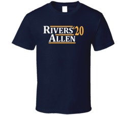 Phillip Rivers To Kennan Allen Los Angeles Football 2020 T Shirt Phillip Rivers To Kennan Allen Los Angeles Football 2020 T Shirt