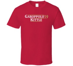 Jimmy Garoppolo To George Kittle San Francisco Football 2019 T Shirt Jimmy Garoppolo To George Kittle San Francisco Football 2019 T Shirt
