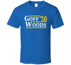 Jared Goff To Robert Woods Los Angeles Football 2020 T Shirt Jared Goff To Robert Woods Los Angeles Football 2020 T Shirt
