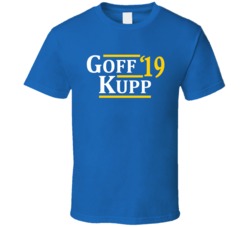 Jared Goff To Cooper Kupp Los Angeles Football 2019 T Shirt Jared Goff To Cooper Kupp Los Angeles Football 2019 T Shirt