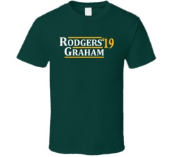 Aaron Rodgers To Jimmy Graham Green Bay Football 2019 T Shirt Aaron Rodgers To Jimmy Graham Green Bay Football 2019 T Shirt