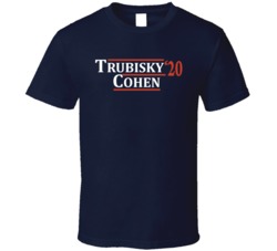 Mitchell Trubisky To Tarik Cohen Chicago Football 2020 T Shirt Mitchell Trubisky To Tarik Cohen Chicago Football 2020 T Shirt